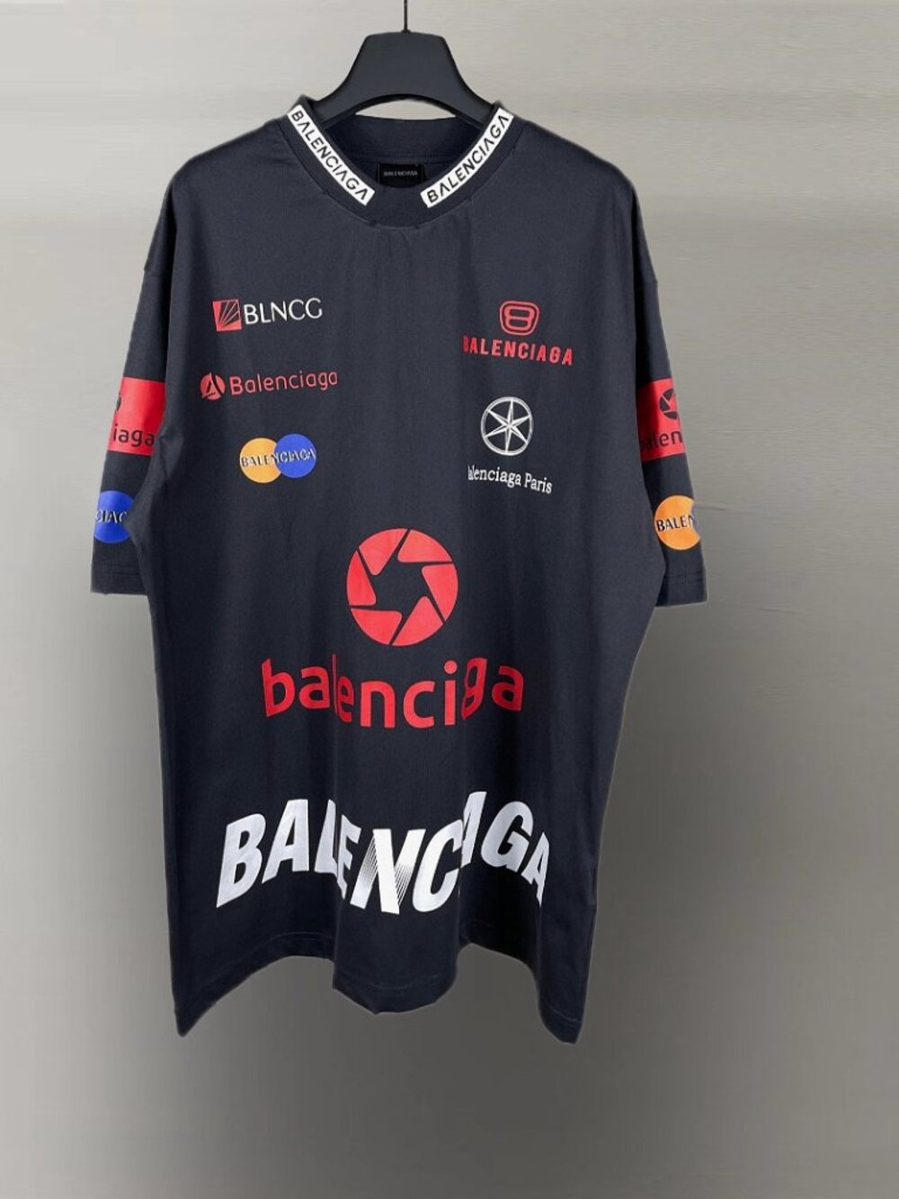Classic Balenciaga Casual Short-Sleeve